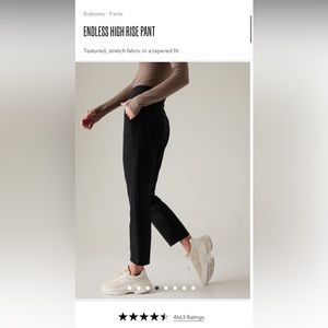 Athleta Endless High Rise Straight Pants 0P - NWT